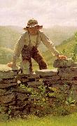 John George Brown The Berry Boy Norge oil painting reproduction